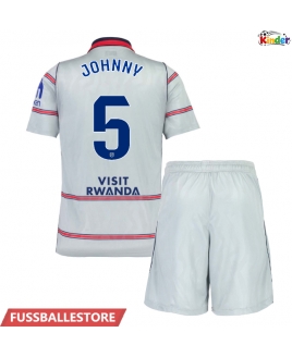 Günstige Atletico Madrid Johnny Cardoso #5 3rd trikot Kinder 2026-27 Kurzarm (+ Kurze Hosen)